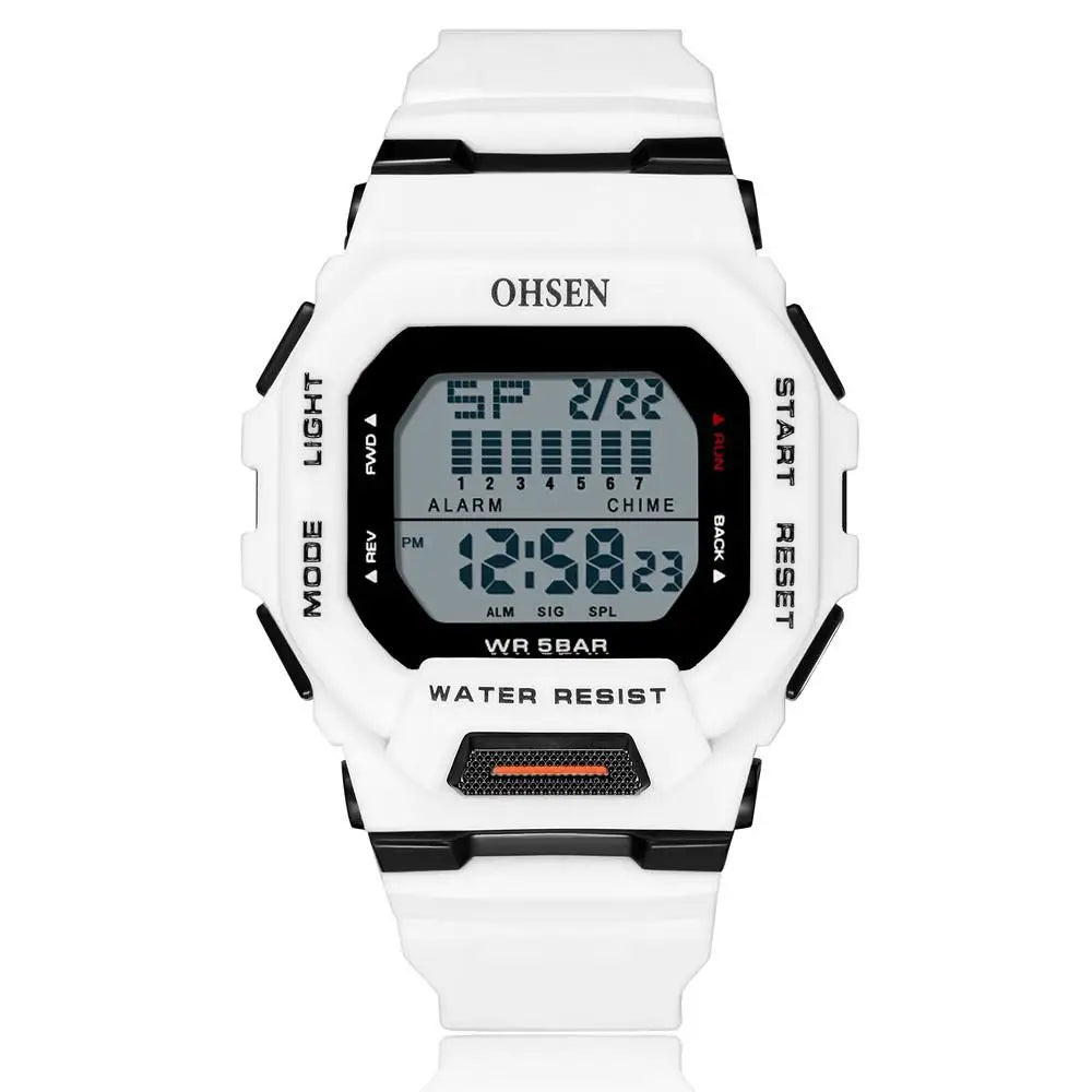 New  Green Hombre Male Digital Watches 5ATM Dive Man Mens Sports Wristwatches Hand Clocks Man Watch Reloj Masculino