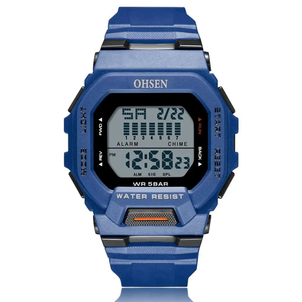 New  Green Hombre Male Digital Watches 5ATM Dive Man Mens Sports Wristwatches Hand Clocks Man Watch Reloj Masculino